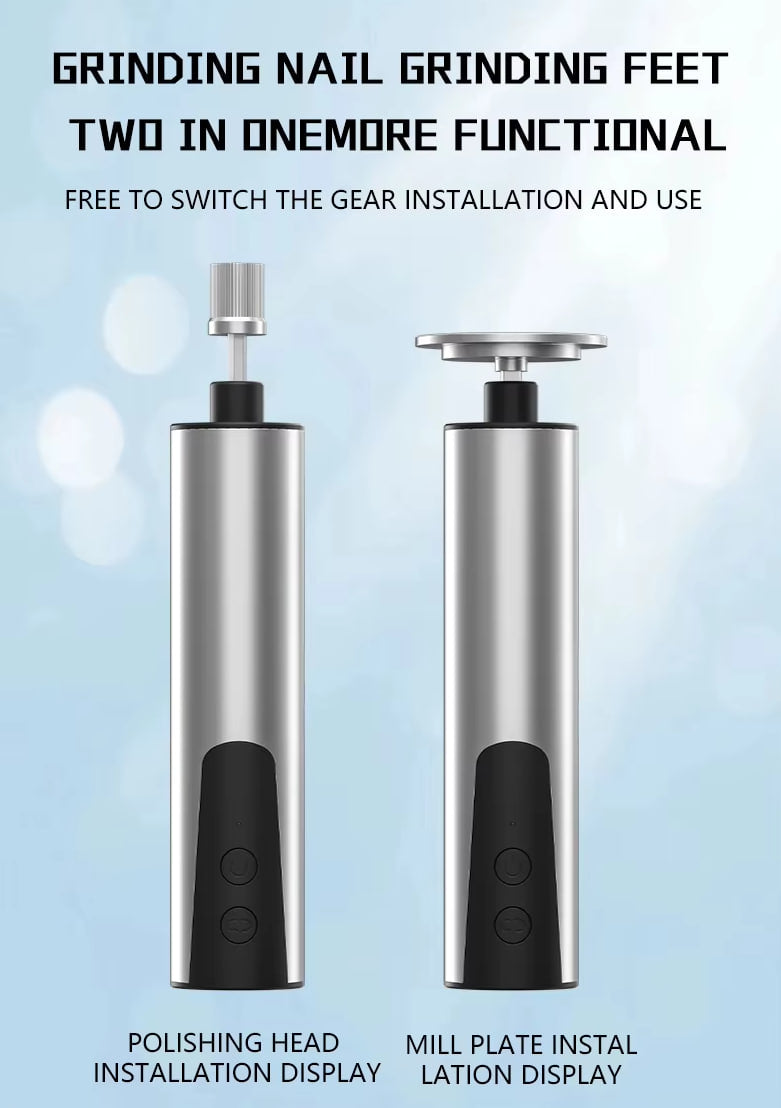 Vitalis Beauty™ Rechargeable Electric Foot Callus Remover – 2-in-1