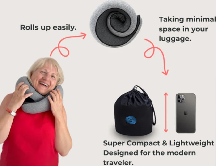 Vitalis Beauty™ Travel Pillow