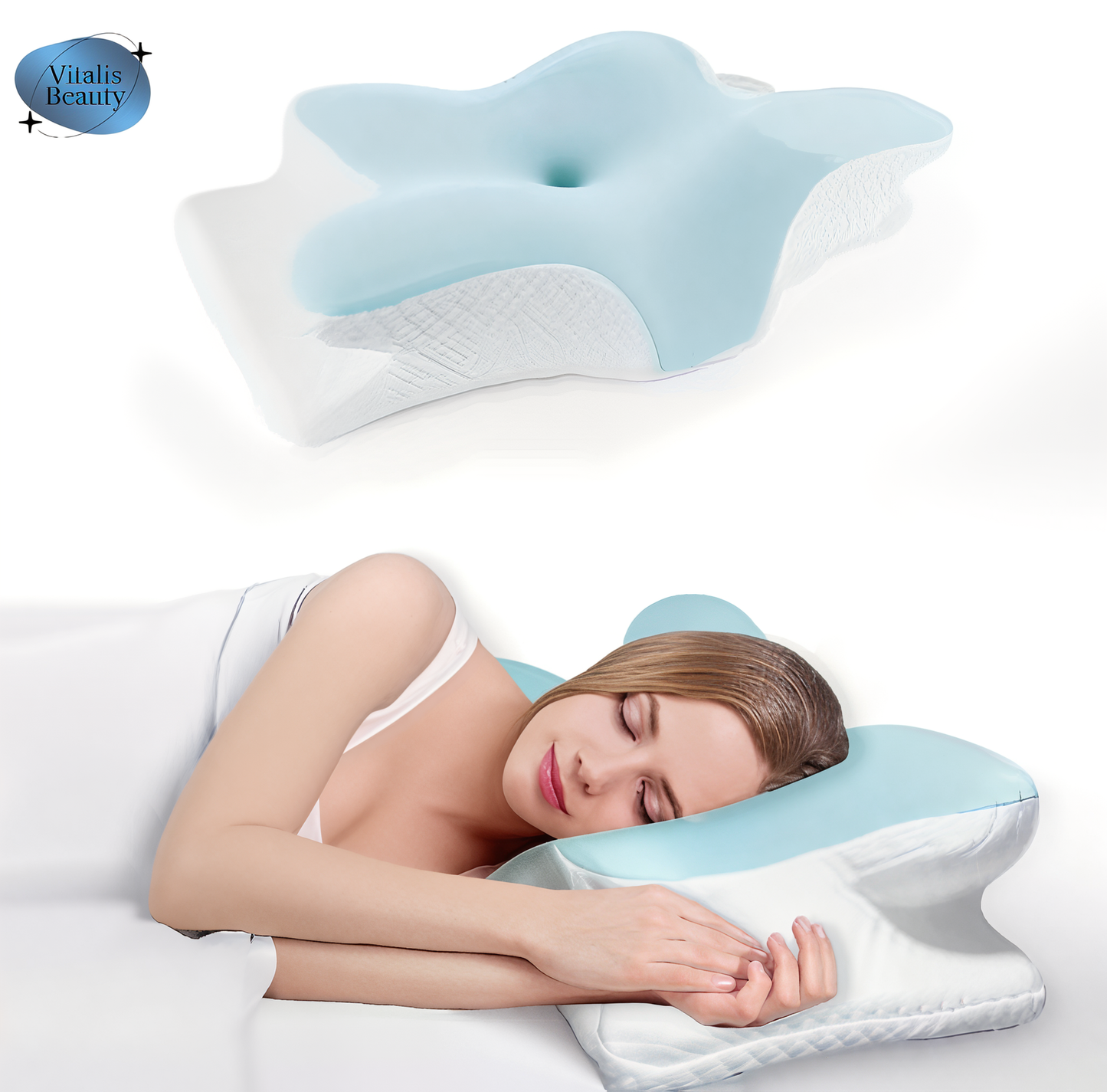 Vitalis Beauty™ Ergonomic Pillow