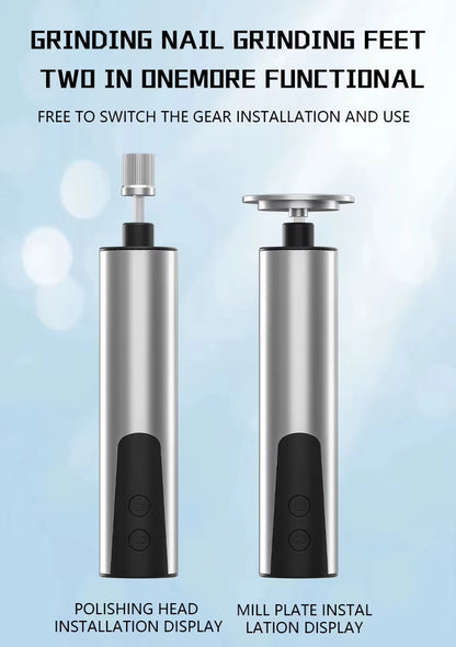 Vitalis Beauty™ Rechargeable Electric Foot Callus Remover – 2-in-1